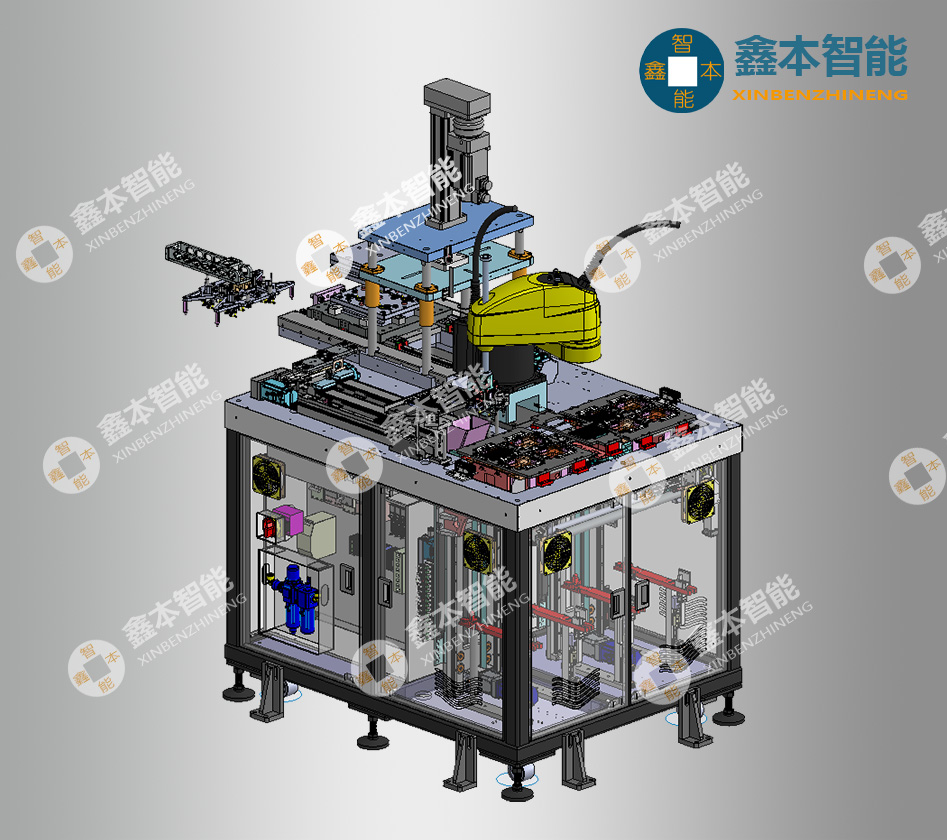 Automatic injection tray arranging machine